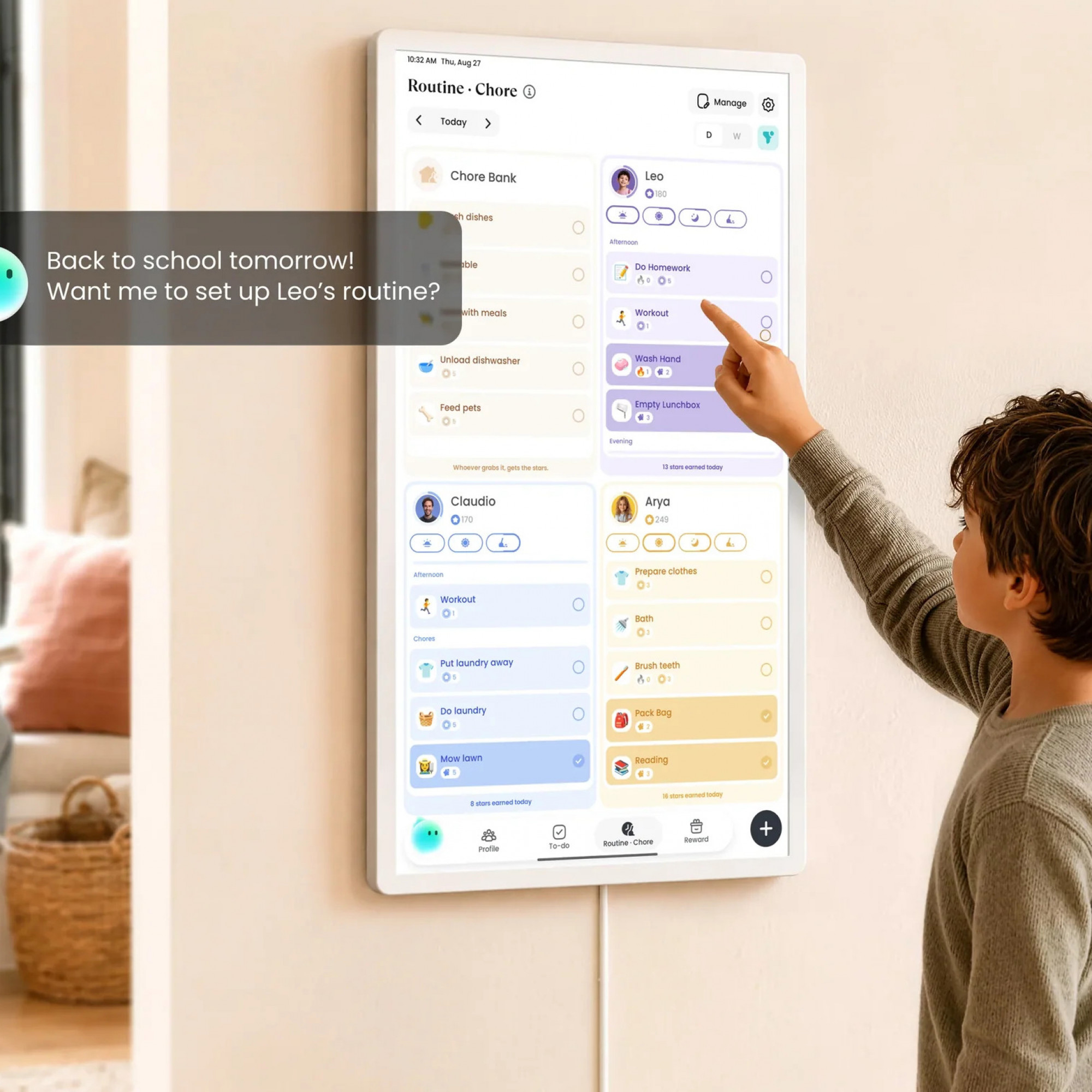 Розумний сімейний календар Cozyla Calendar Plus 2 32"